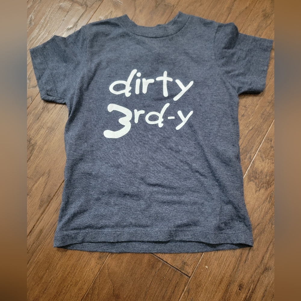 Kids Gray Graphic Tee